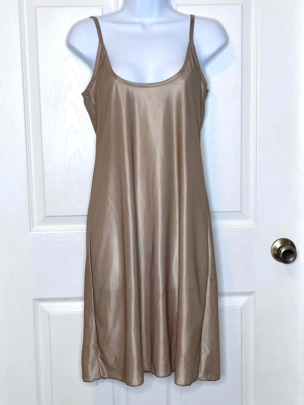 Benetton Slip Dress sz M 90s Minimalist Clean Girl Grunge made in Italy
